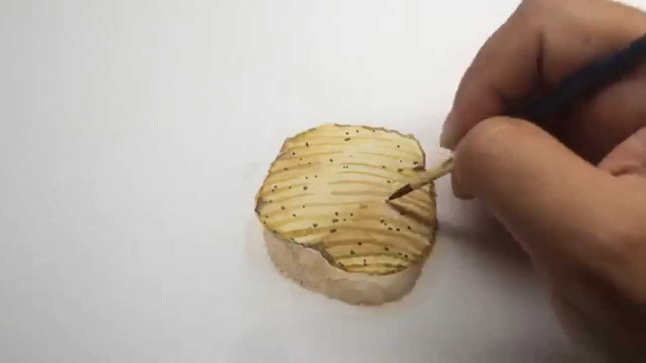 1280x720 Why Is Painting Potato Chips Watercolor - Chips Painting