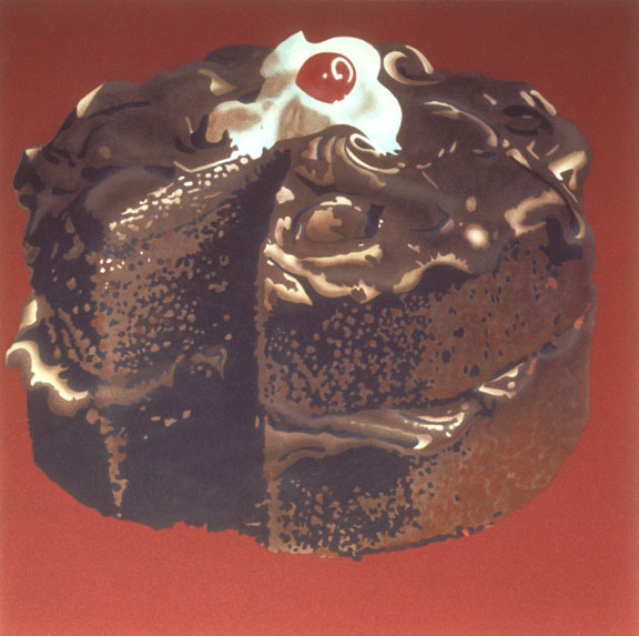 576x573 The Page About What I Am Doing And Have Done - Chocolate Cake Painting