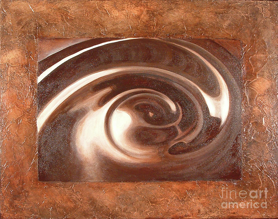 900x710 Death By Chocolate Painting By Daniela Easter - Chocolate Painting