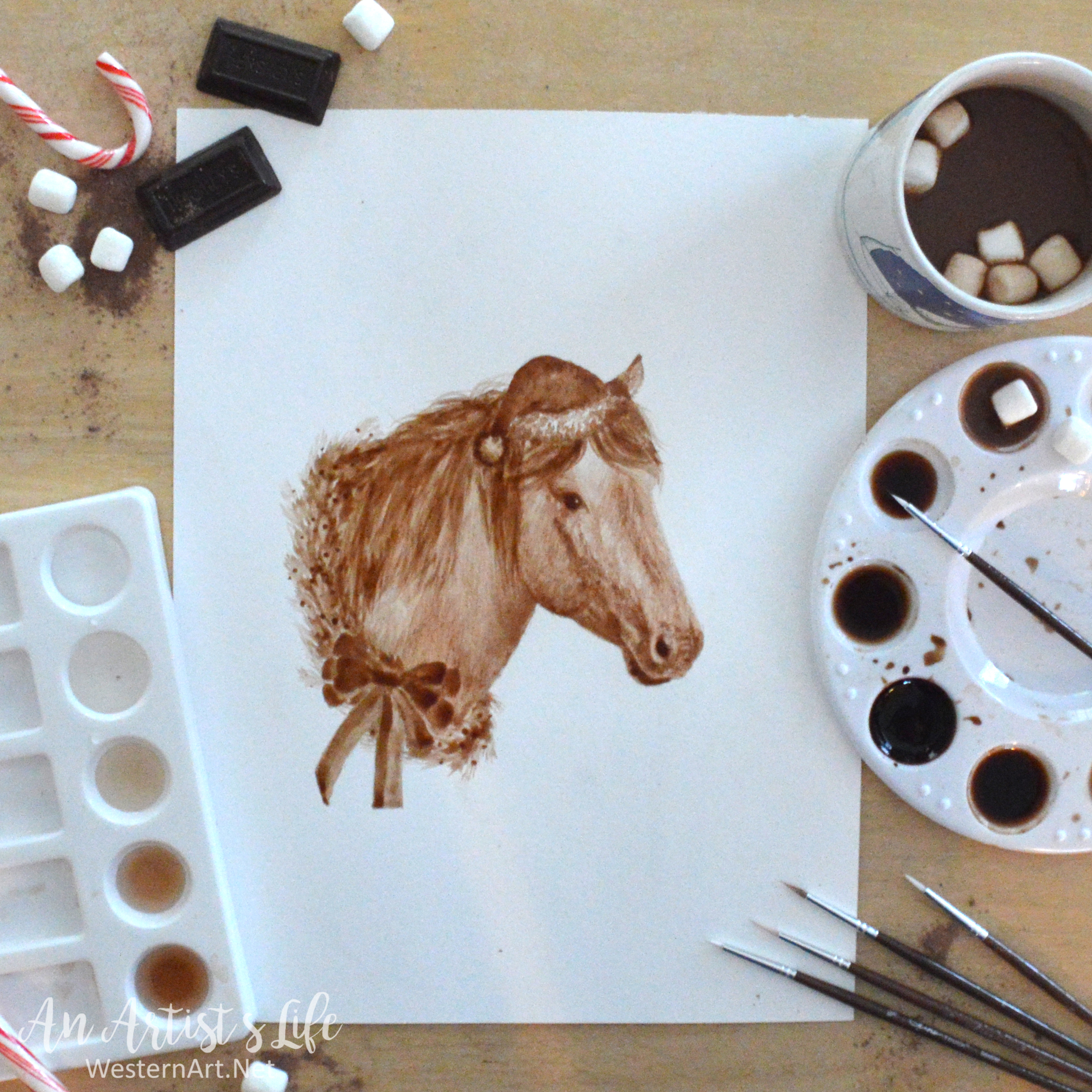 2357x2357 Painting With Hot Chocolate - Chocolate Painting