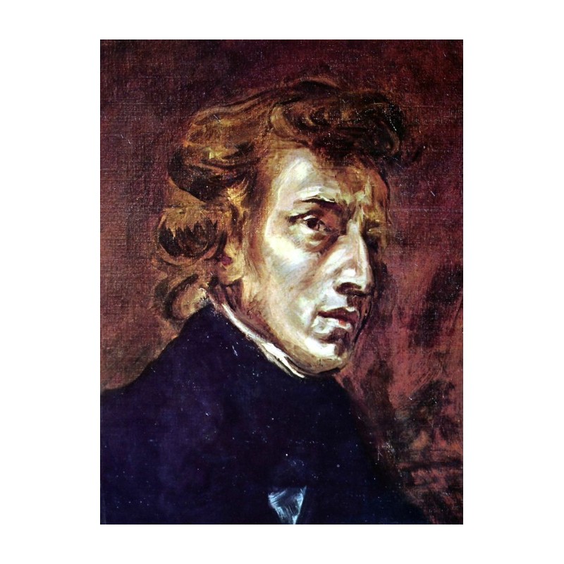800x800 Chopin 1838 By Delacroix Art Gallery Oil Painting - Chopin Painting