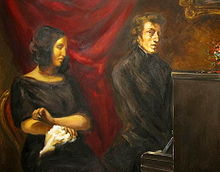 220x172 Portrait Of Chopin And George Sand - Chopin Painting