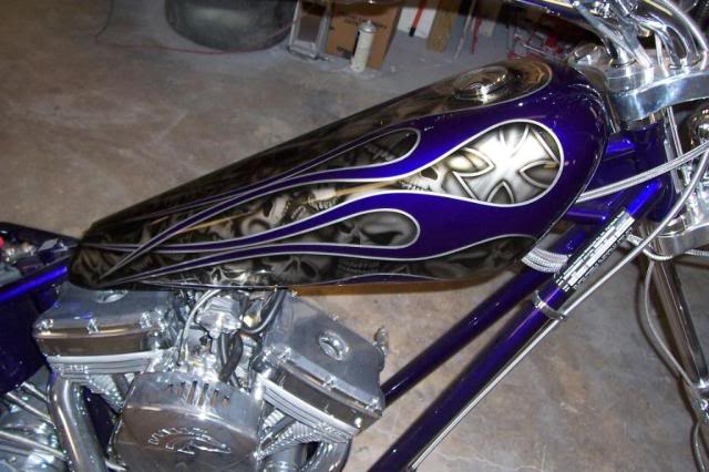 640x426 Jp Customs Paint Motorcycle Sportbike Harley Chopper Hayabusa - Chopper Painting