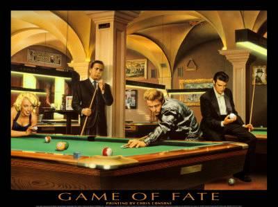 400x299 Game Of Fate Art Print By Chris Consani - Chris Consani Painting