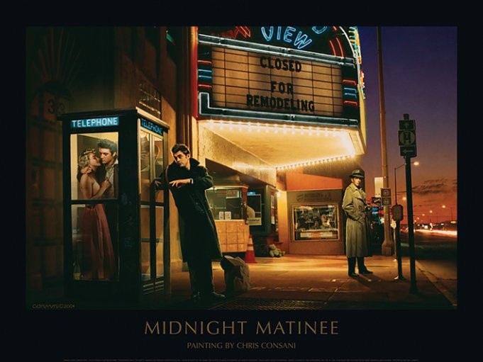 681x511 Midnight Matinee - Chris Consani Painting