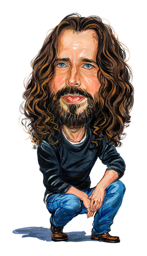518x900 Chris Cornell Painting By Art - Chris Cornell Painting