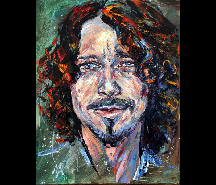 700x600 Chris Cornell - Chris Cornell Painting