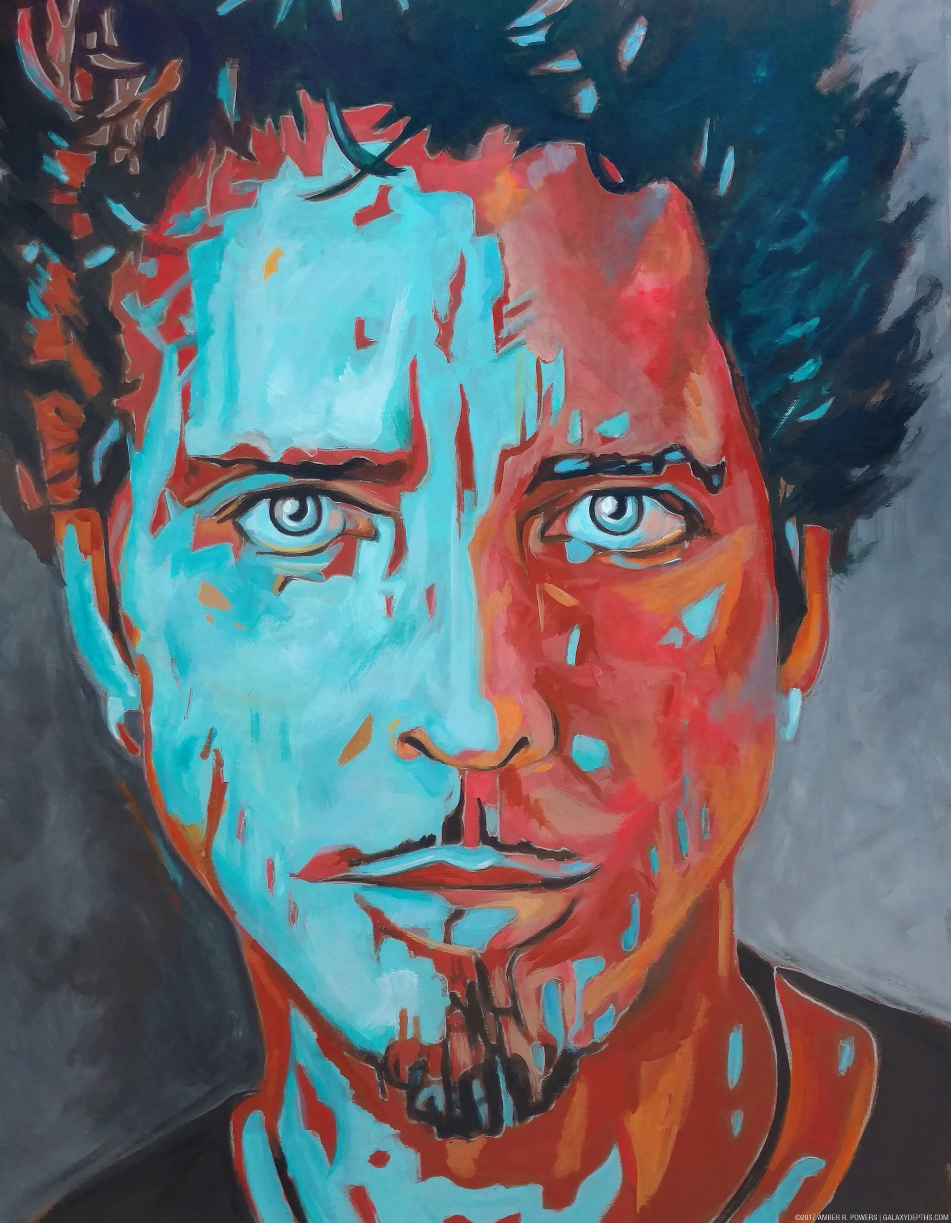 1920x2469 Galaxy Depths Studio Auction - Chris Cornell Painting