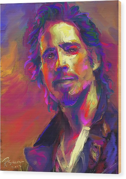 435x618 Chris Cornell Digital Art By Roland Saldivar - Chris Cornell Painting