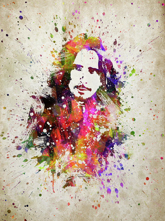 672x900 Chris Cornell In Color Digital Art By Aged Pixel - Chris Cornell Painting