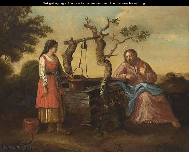 640x516 Our Second Self, The Woman - Christ And The Samaritan Woman Painting