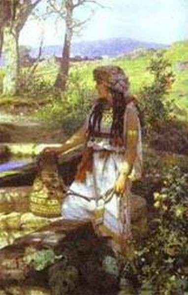 382x600 Christ And The Samaritan Woman 2 1890 Xx The Lvov Picture Gallery - Christ And The Samaritan Woman Painting