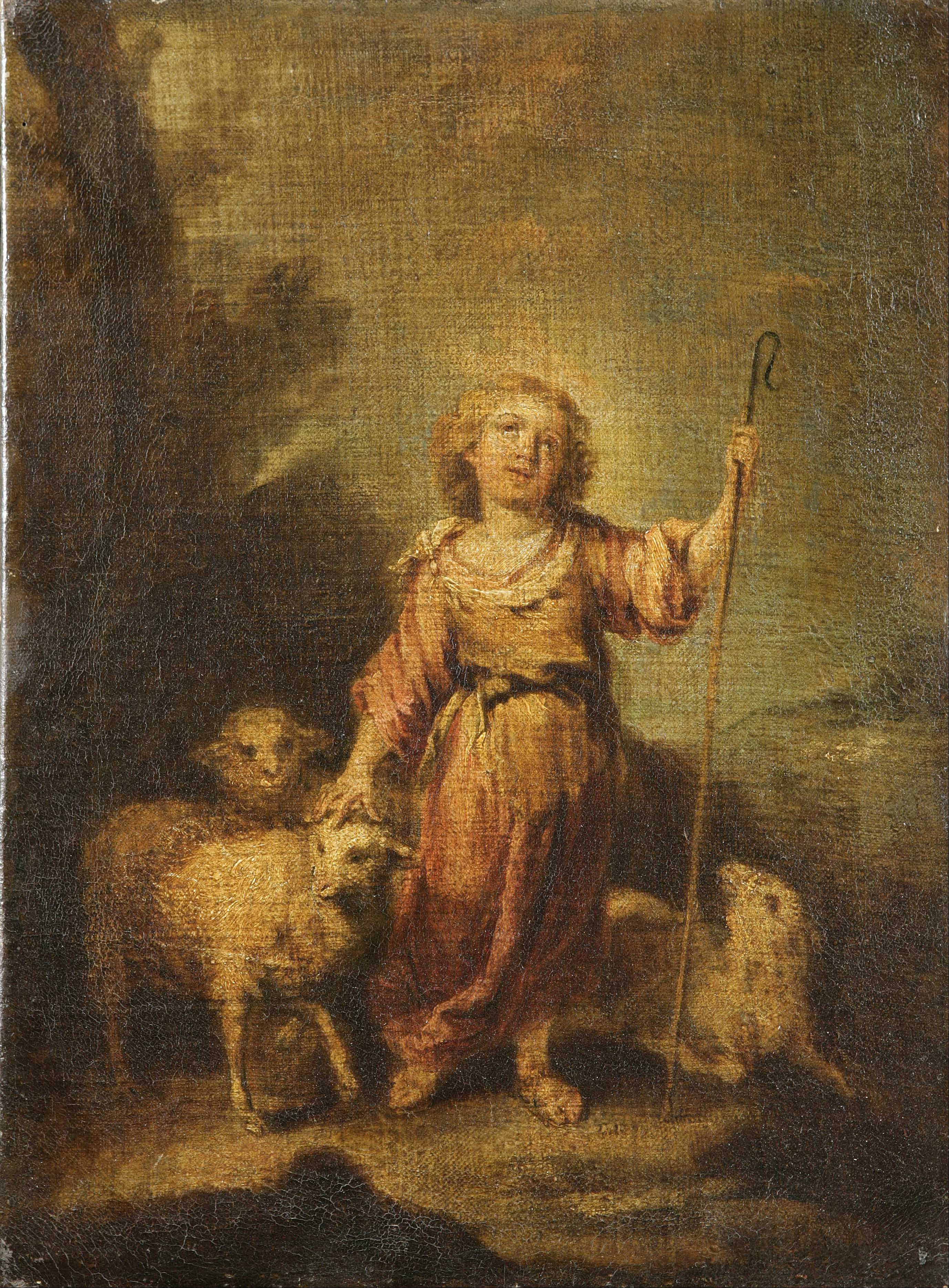 2755x3739 Filemurillo, - Christ As The Good Shepherd Painting