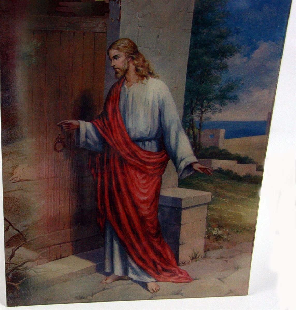 1143x1200 Christ In Gethsemane And Knocking - Christ At The Door Painting