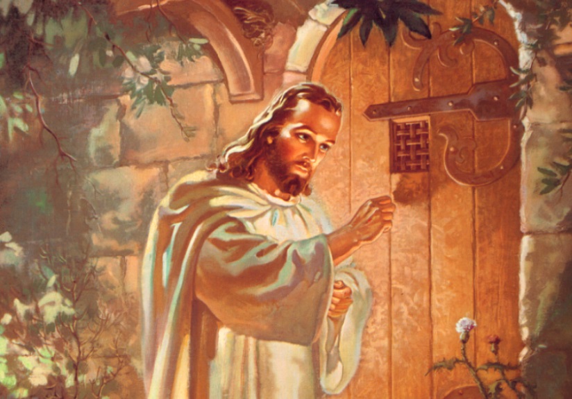 824x575 Jesus Christ. He Stands - Christ At The Door Painting