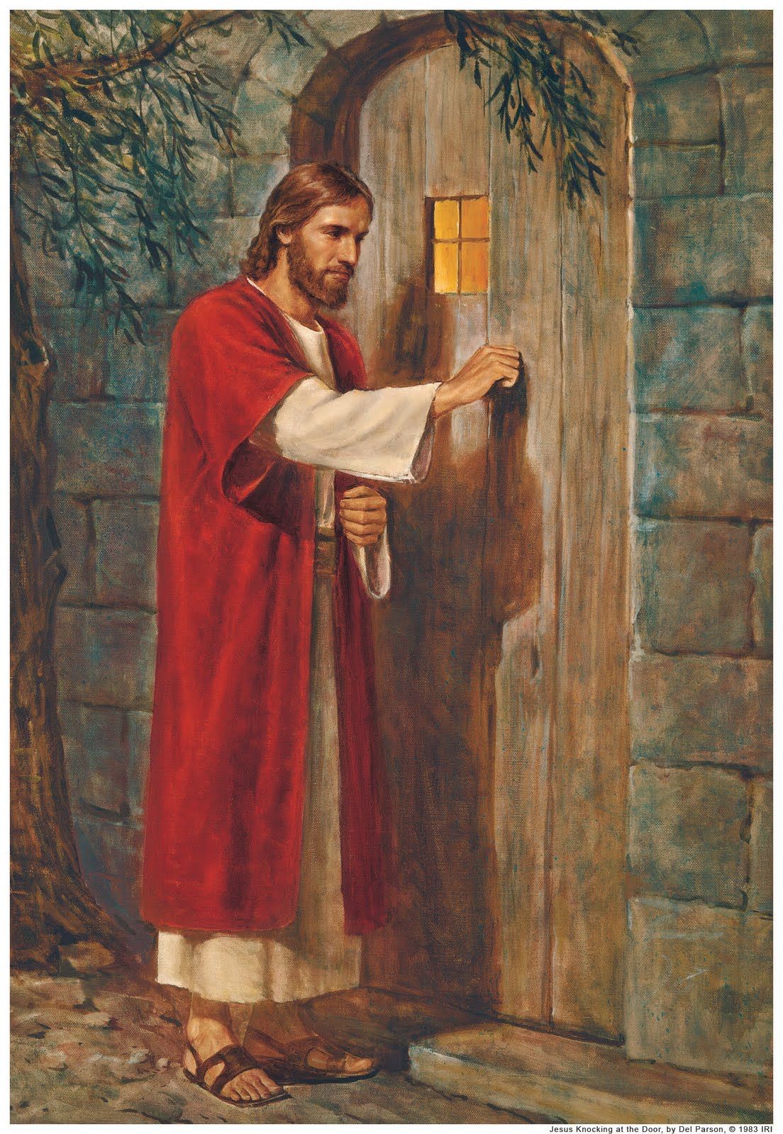 1104x1600 Jesus Knocking At The Door Of Our Hearts Painting By William - Christ At The Door Painting