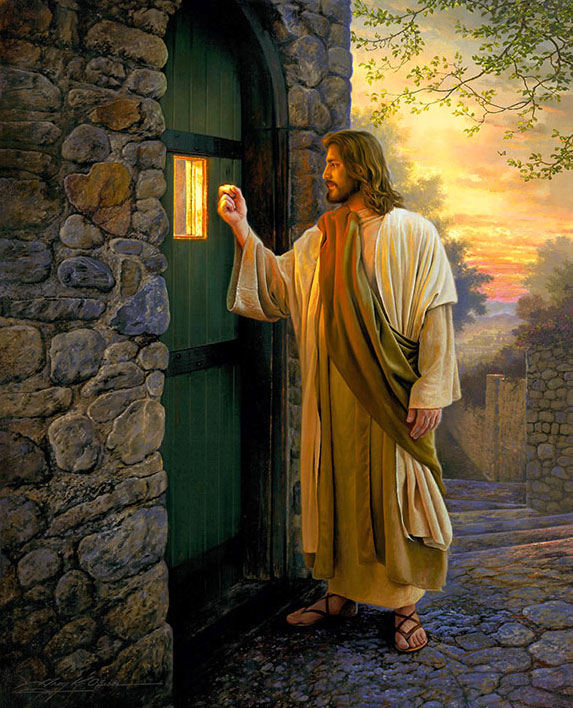 573x708 Pictures Of Jesus - Christ At The Door Painting