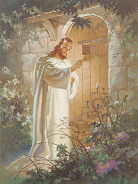 271x360 Christ - Christ At The Door Painting