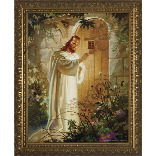 500x500 Christ - Christ At The Door Painting