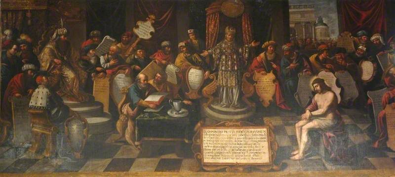 800x358 Christ Before Pilate Art Uk - Christ Before Pilate Painting
