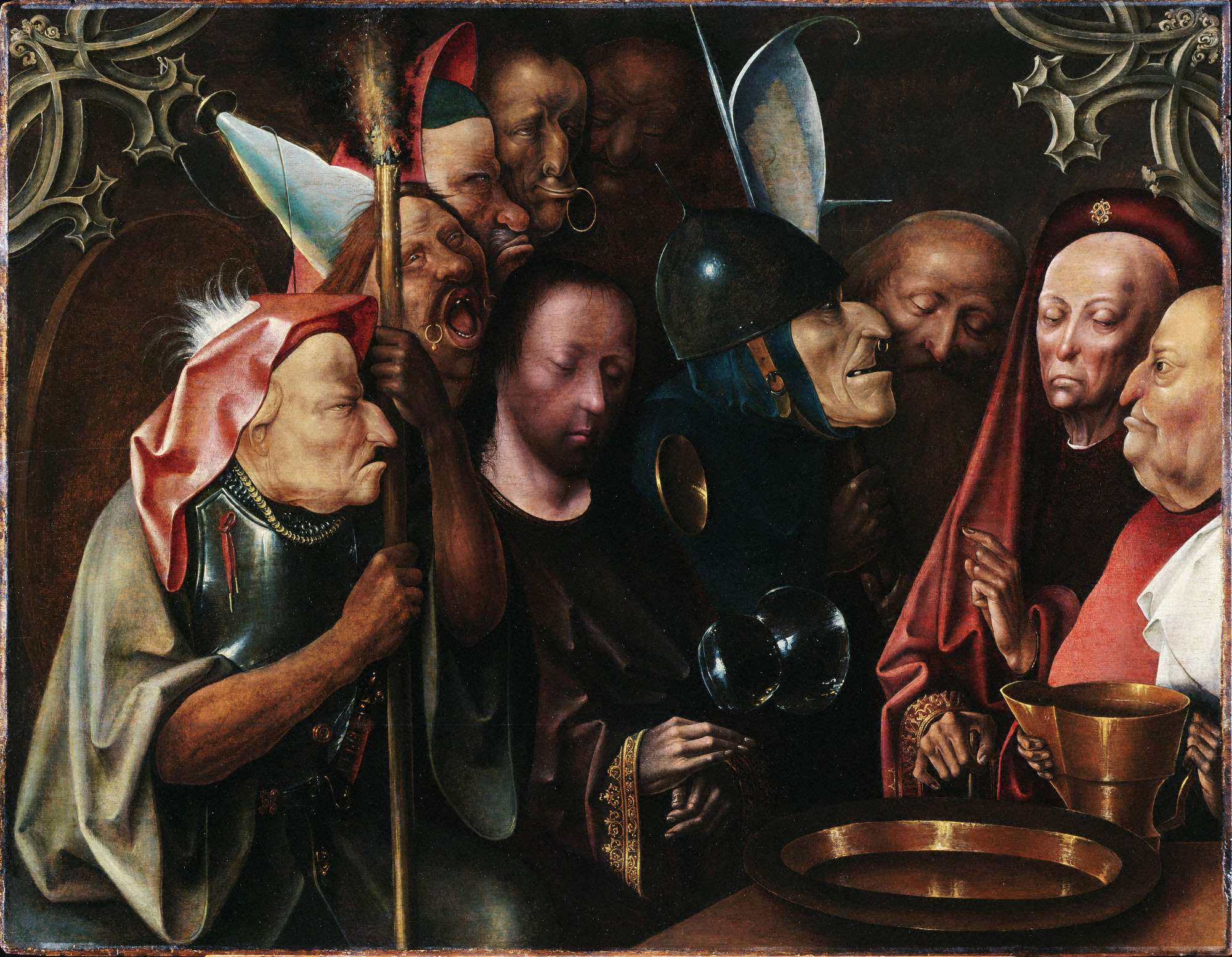2000x1553 Filebosch Follower Christ Before Pilate (Princeton).jpg - Christ Before Pilate Painting