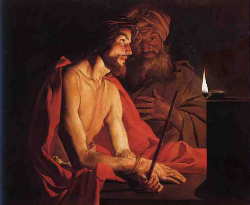 508x417 Jesus And Pontius Pilate Famous Paintings - Christ Before Pilate Painting