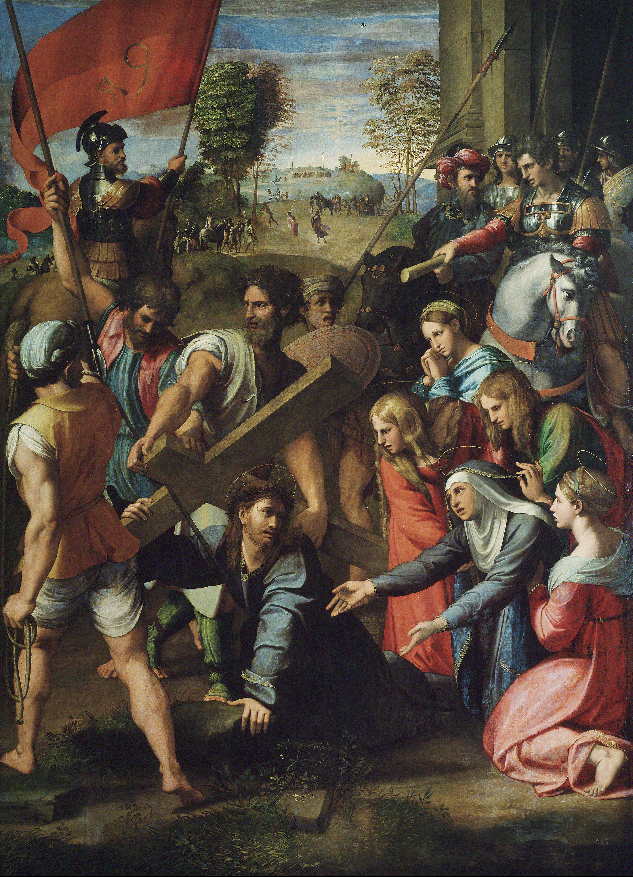 2200x3051 Christ Carrying The Cross - Christ Carrying The Cross Painting