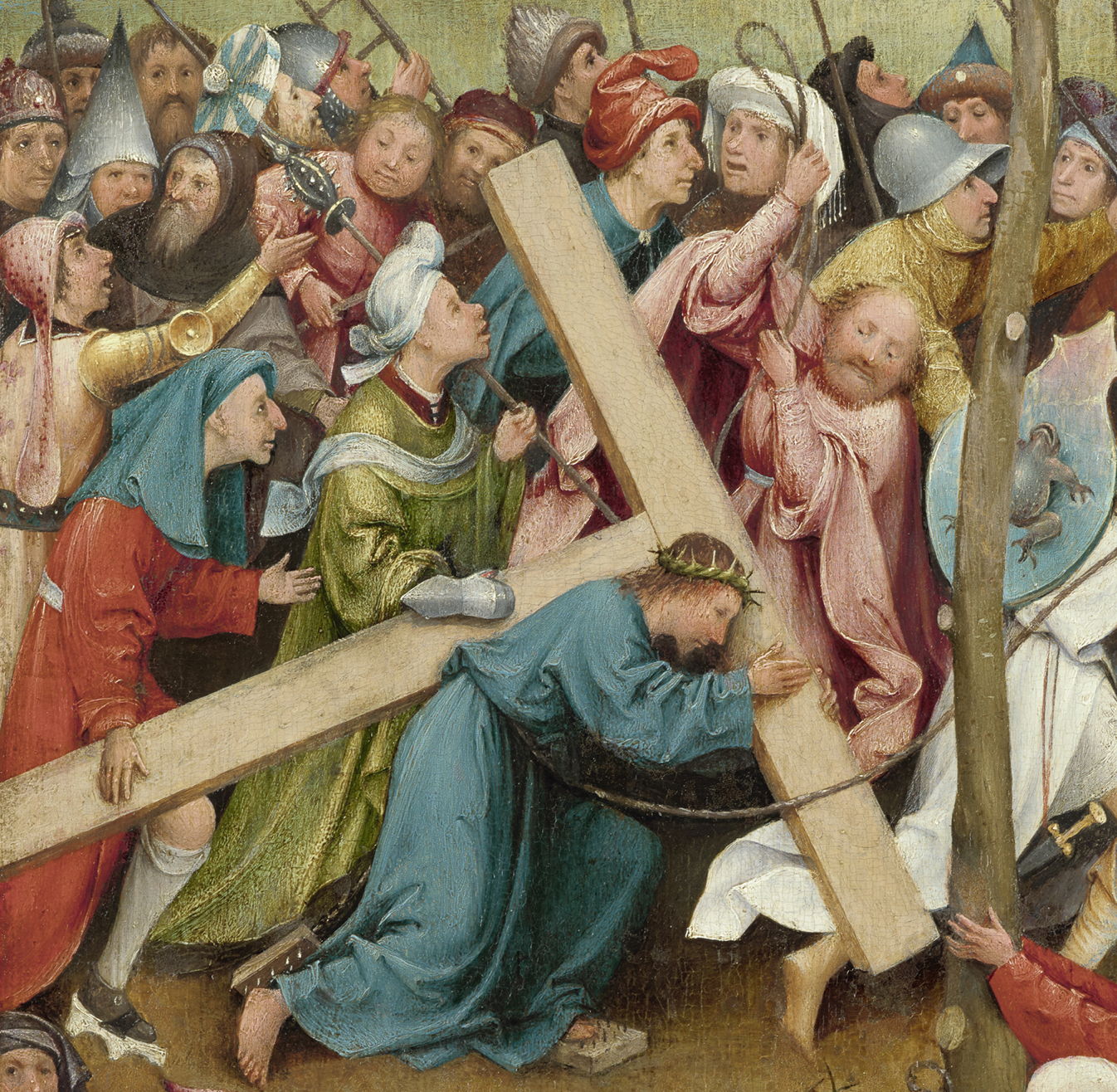 1346x1316 Hieronymus Bosch Christ Carrying The Cross, Christ Child (Vienna - Christ Carrying The Cross Painting