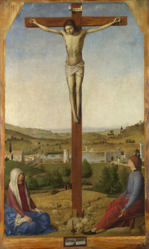 500x832 Christ Crucified Painting Antonello Da Messina Oil Paintings - Christ Crucified Painting