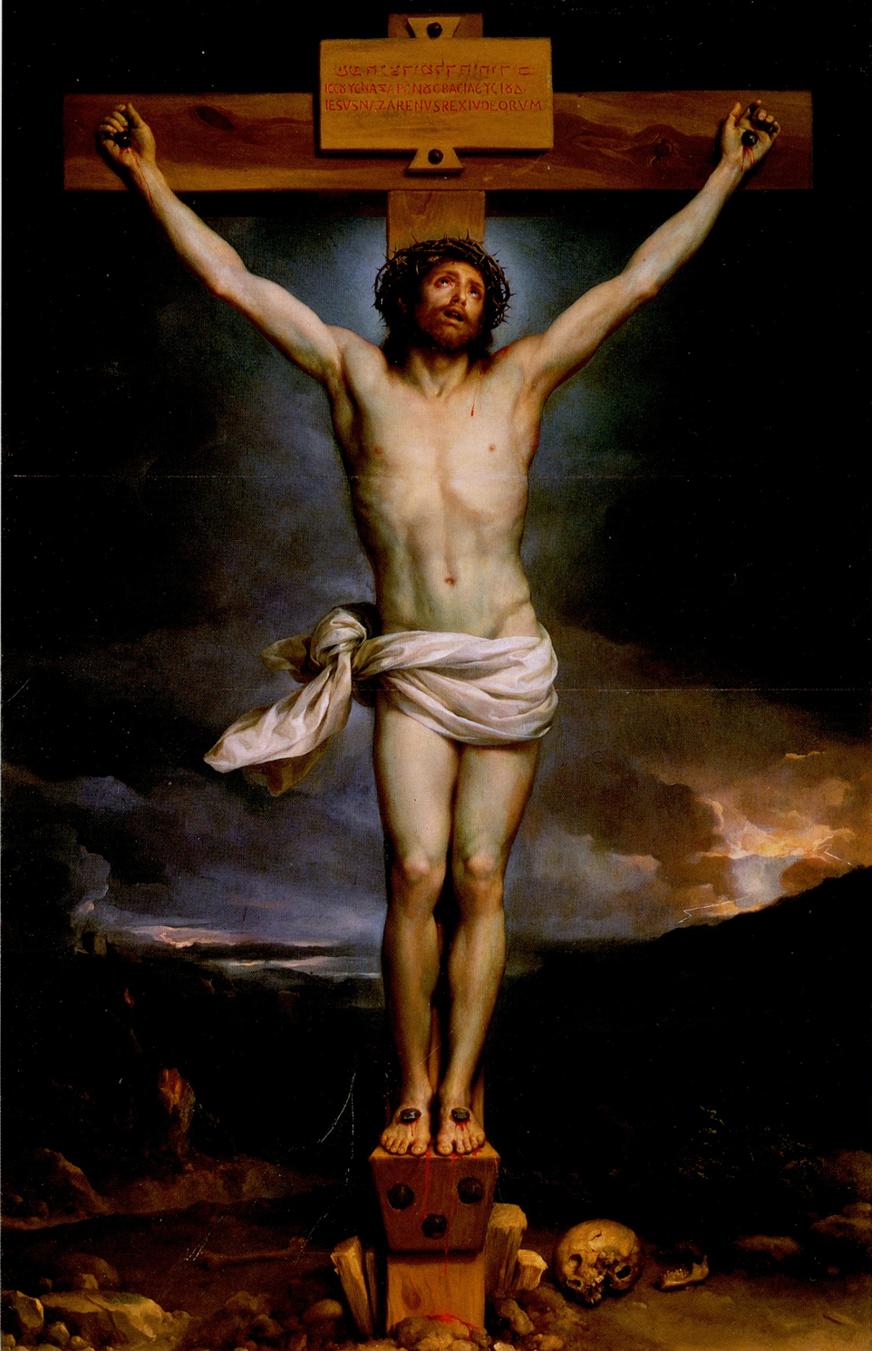 962x1491 Epph Mengs' Christ On The Cross (1761 9), Goya's And Francis - Christ Crucified Painting