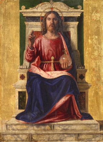 340x469 Italian Painting Catalogue Christ Enthroned - Christ Enthroned Painting