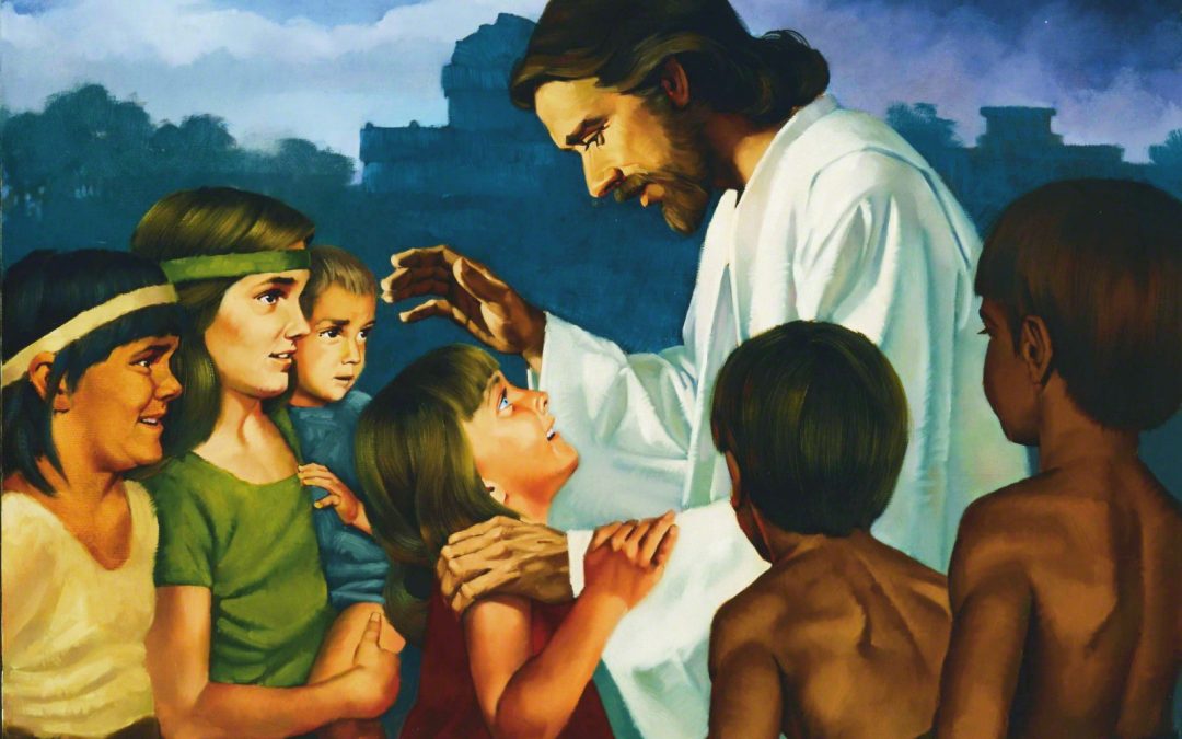 1080x675 How Long Was The Savior With The Nephites In America - Christ In America Painting