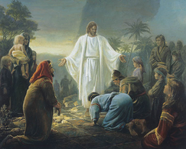 720x576 The Light Of Christ - Christ In America Painting