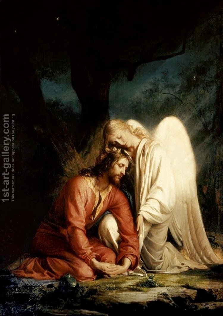 750x1065 Christ - Christ In Gethsemane Painting