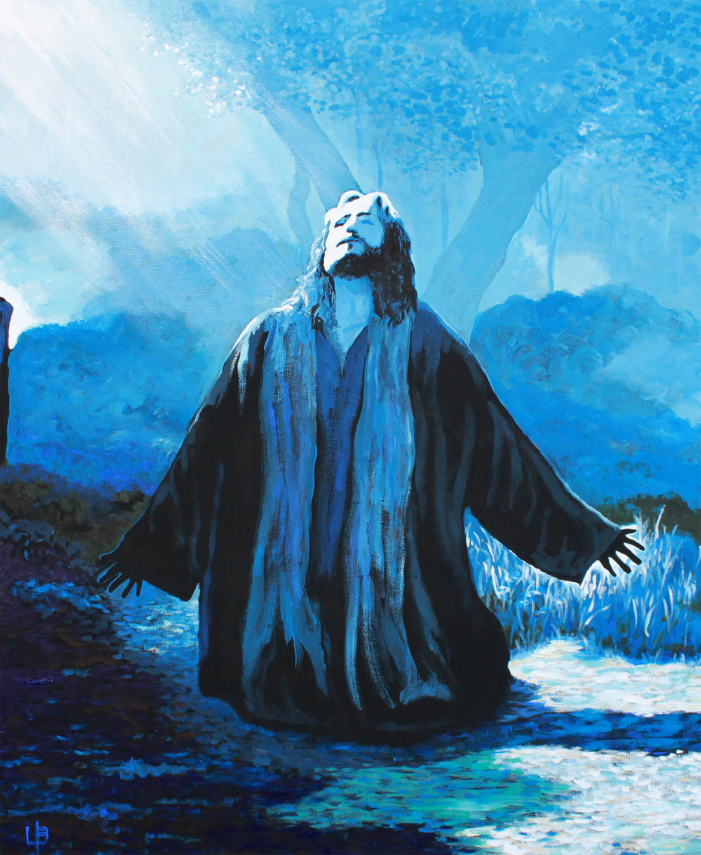 1000x1219 Garden Of Gethsemane - Christ In Gethsemane Painting