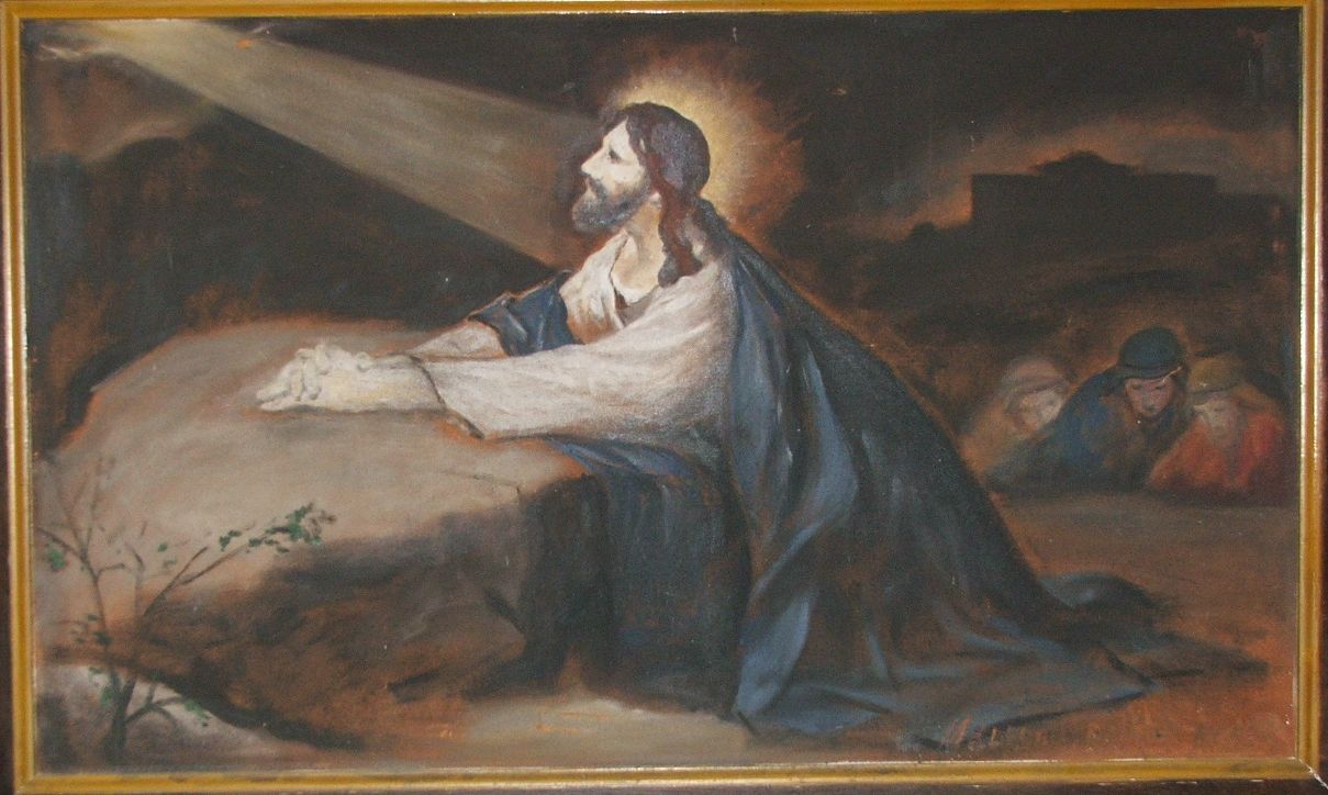 1209x724 What's With That Painting - Christ In Gethsemane Painting
