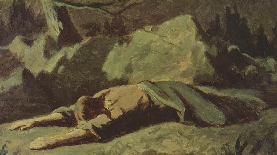 900x506 Christ In Gethsemane Painting By Perov Vasily - Christ In Gethsemane Painting