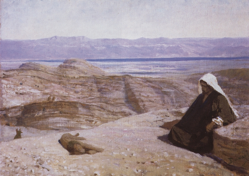 800x566 Christ In The Desert Painting Vasily Polenov Oil Paintings - Christ In The Desert Painting