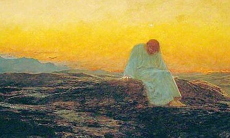 450x270 Richmond Catholic Parish, Victoria, Australia - Christ In The Desert Painting