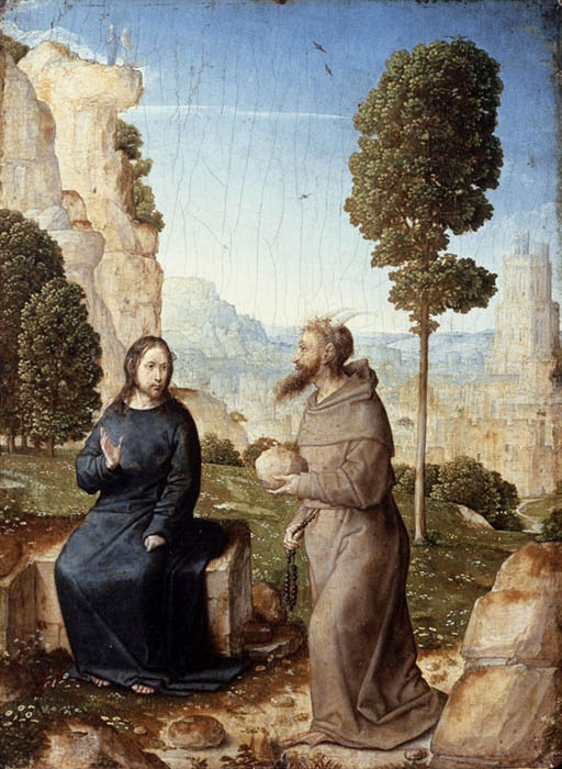 512x700 - Christ In The Desert Painting