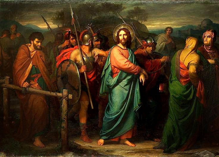 736x528 Art Now And Then Heinrich Hofmann - Christ In The Garden Of Gethsemane Painting