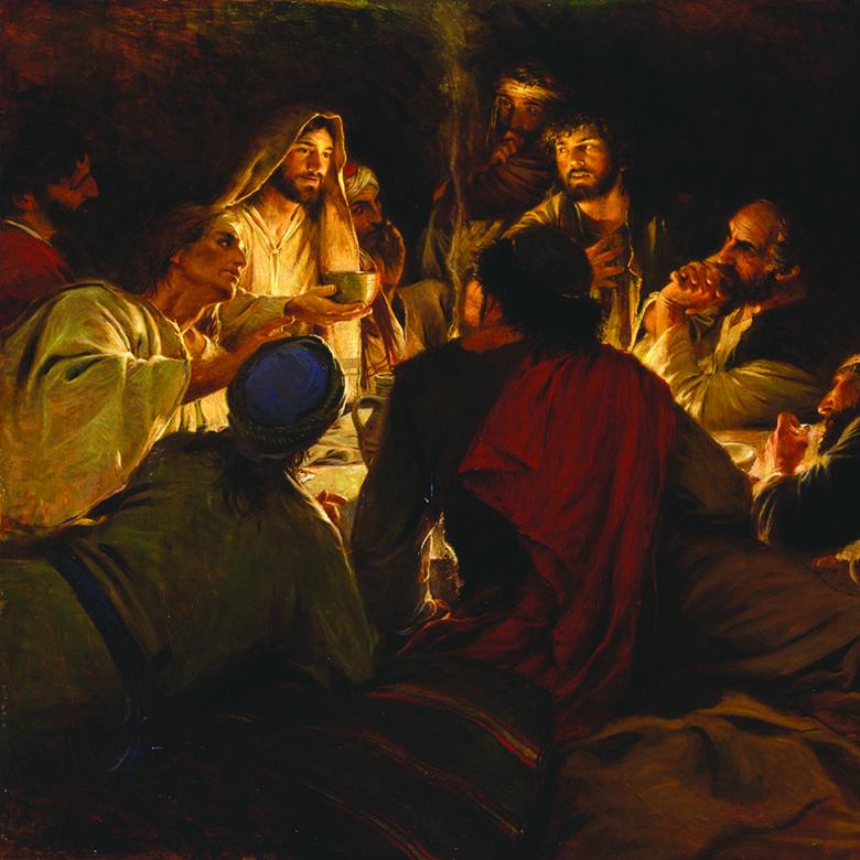 780x780 Artwork From Atonement Of Jesus Christ Exhibit Church History Museum - Christ In The Garden Of Gethsemane Painting