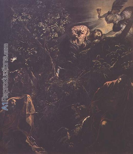 520x600 Christ In The Garden Of Gethsemane Oil Painting Reproductions - Christ In The Garden Painting