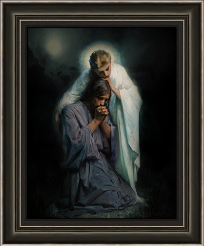 398x480 Franz Schwartz Agony In The Garden My Lds Art - Christ In The Garden Painting