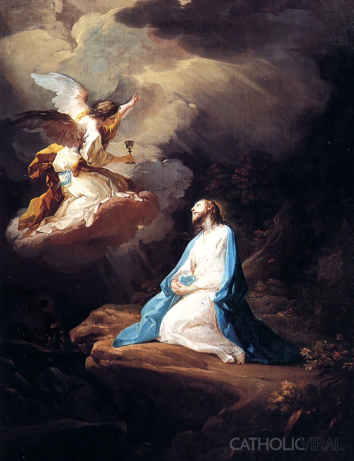 1168x1519 The Agony In The Garden - Christ In The Garden Painting