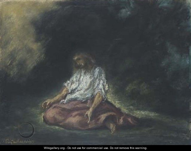640x508 Christ In The Garden Of Gethsemane - Christ In The Garden Painting