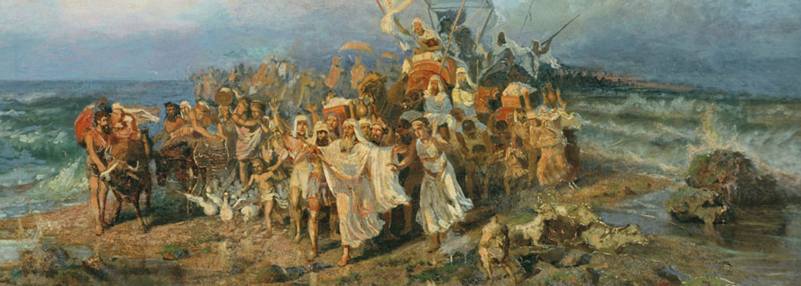 1140x407 Tempting Christ In The Wilderness - Christ In The Wilderness Painting