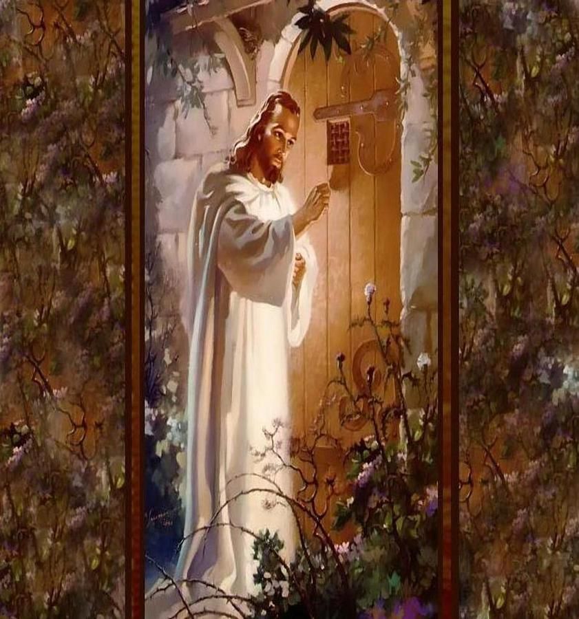 841x900 Jesus Christ Knocking At The Door Canvas Print Canvas Art By - Christ Knocking At The Door Painting