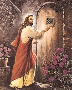 Christ Knocking At The Door Painting At Paintingvalley Com