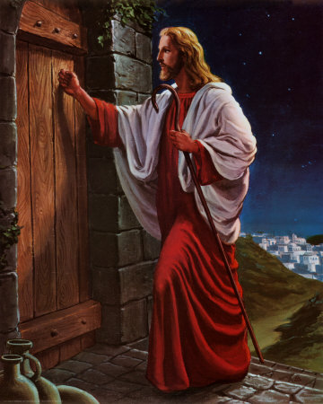 360x450 The Question - Christ Knocking At The Door Painting